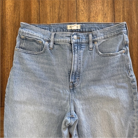 Madewell Jeans Womens Size 32 The Perfect Vintage Jean Distressed Blue - Picture 5 of 11